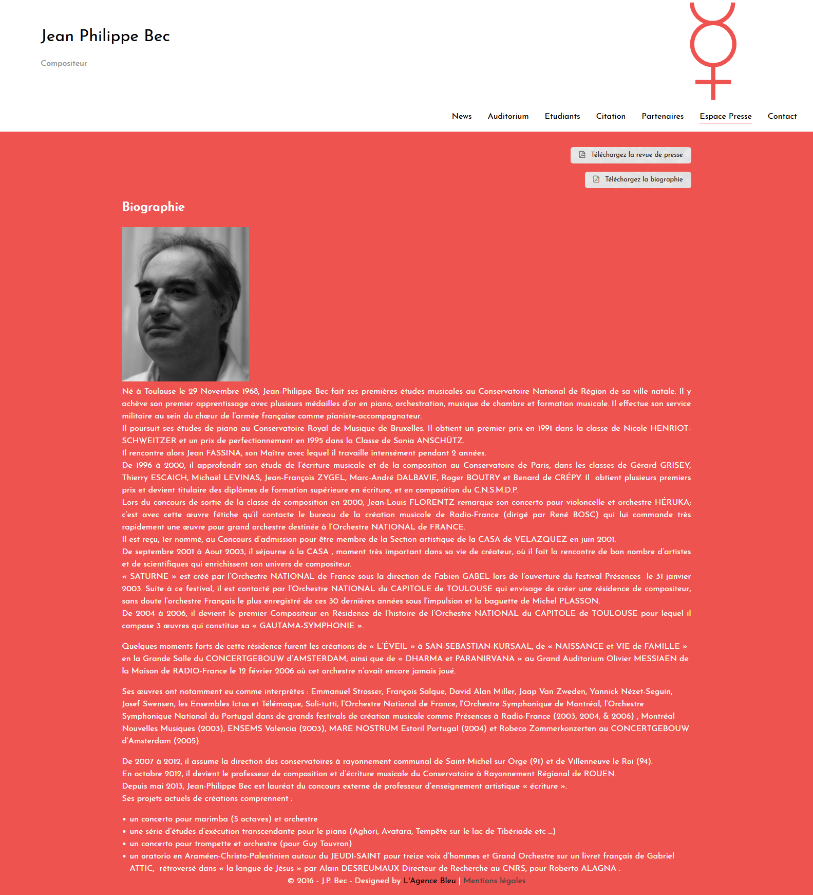 Espace presse
